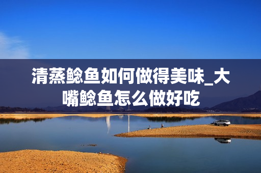 清蒸鲶鱼如何做得美味_大嘴鲶鱼怎么做好吃
